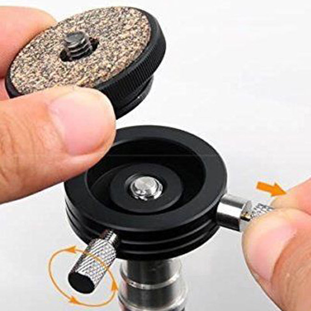 QR-02 Universal Quick Release Base for Mobile Phone Quick Release Plate for SLR Camera Tripod Adapter Plate