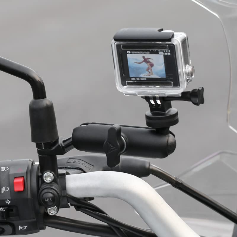 Uniqkart for GoPro Motorcycle Bicycle Holder Handlebar Mount Bracket Action Camera Accessories