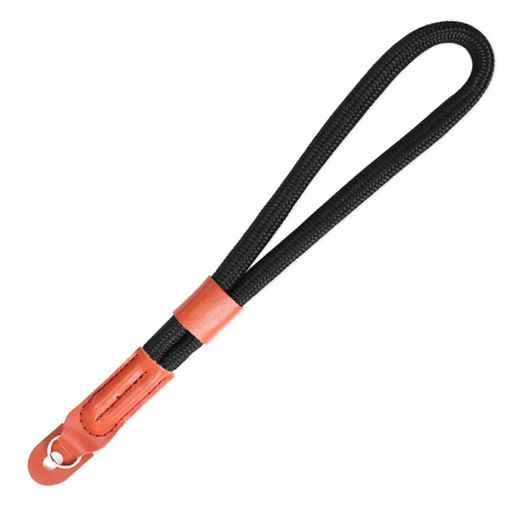SZ02 SLR Camera Hand Strap Camera Carrying Lanyard Anti-lost Braided Wrist Rope - Black