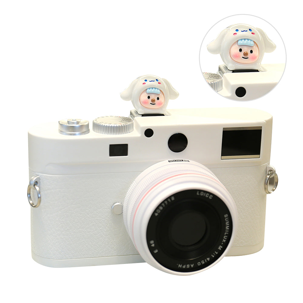 Resin+PVC Cute Cartoon Hot Shoe Protection Cover SLR Camera Dustproof Hot Shoe Cap - Animal Girl / Big Ear Dog