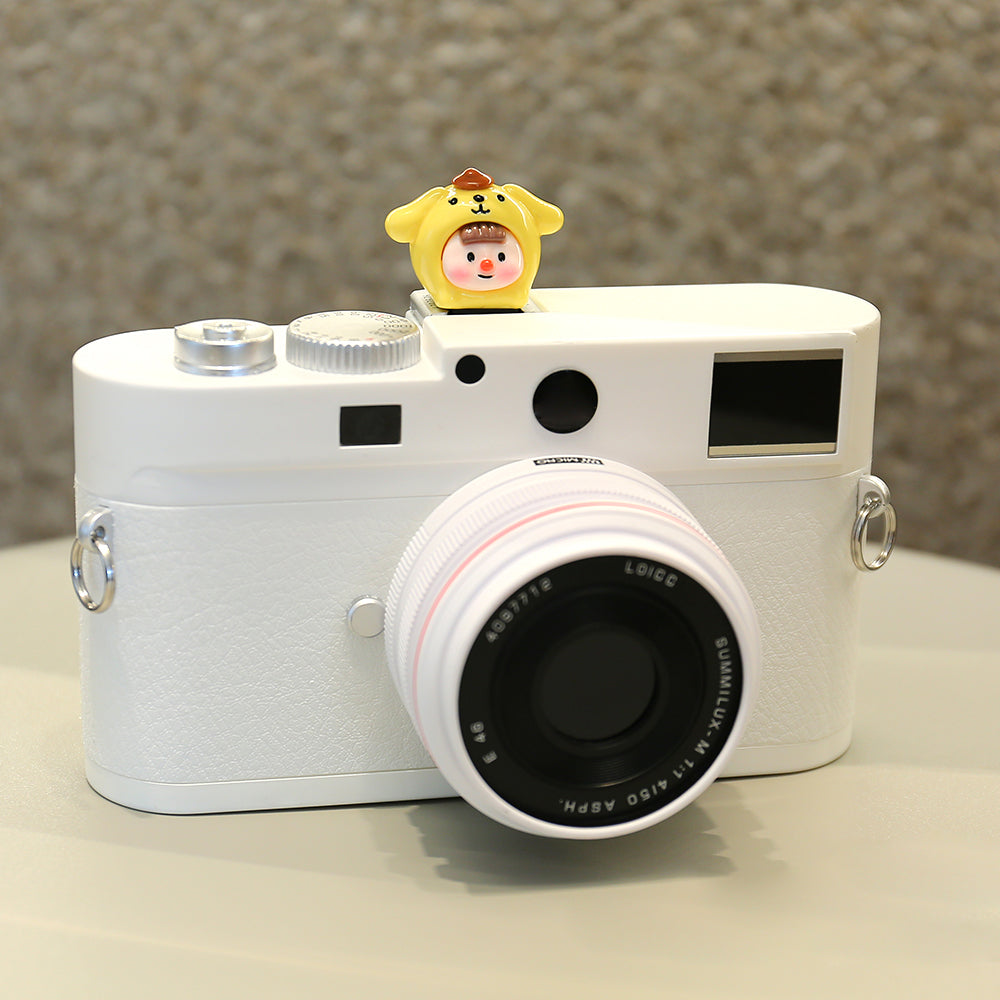 Resin+PVC Cute Cartoon Hot Shoe Protection Cover SLR Camera Dustproof Hot Shoe Cap - Animal Girl / Yellow