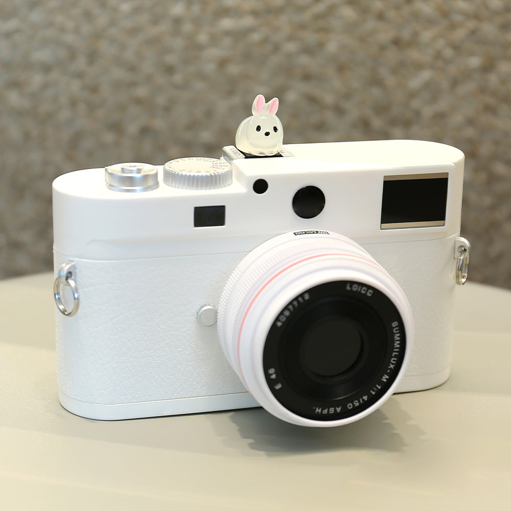 Resin+PVC Cute Cartoon Hot Shoe Protection Cover SLR Camera Dustproof Hot Shoe Cap - Luminous Rabbit A