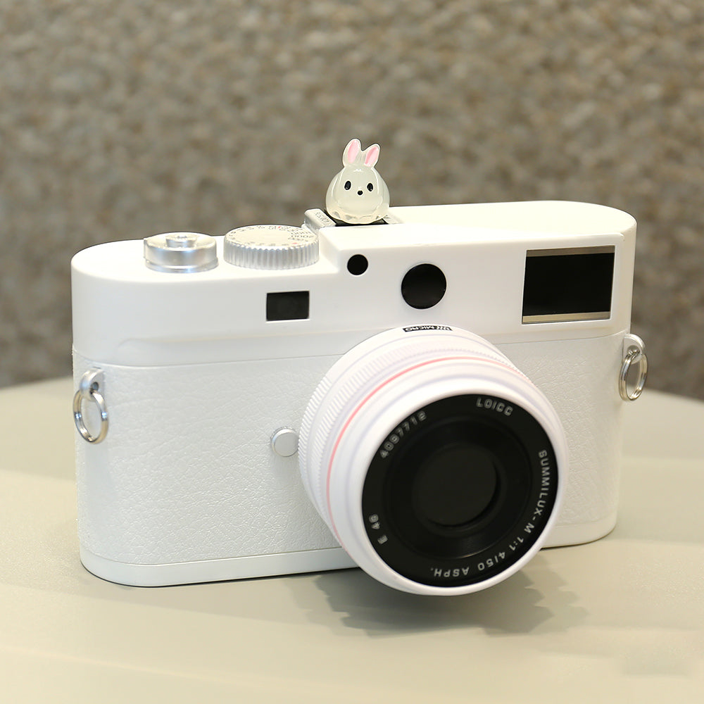 Resin+PVC Cute Cartoon Hot Shoe Protection Cover SLR Camera Dustproof Hot Shoe Cap - Luminous Rabbit B