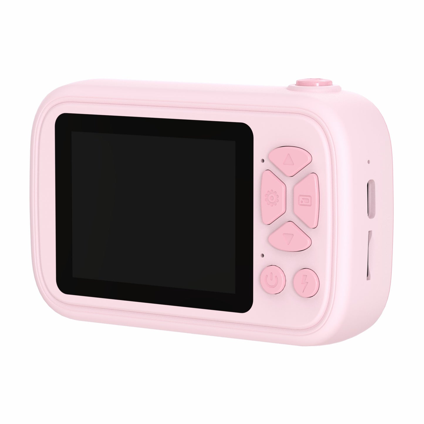 H19 2.4 inch Screen Children Camera 180-Degree Flip Camera Len with Tripod, Support 32G Memory Card - Pink
