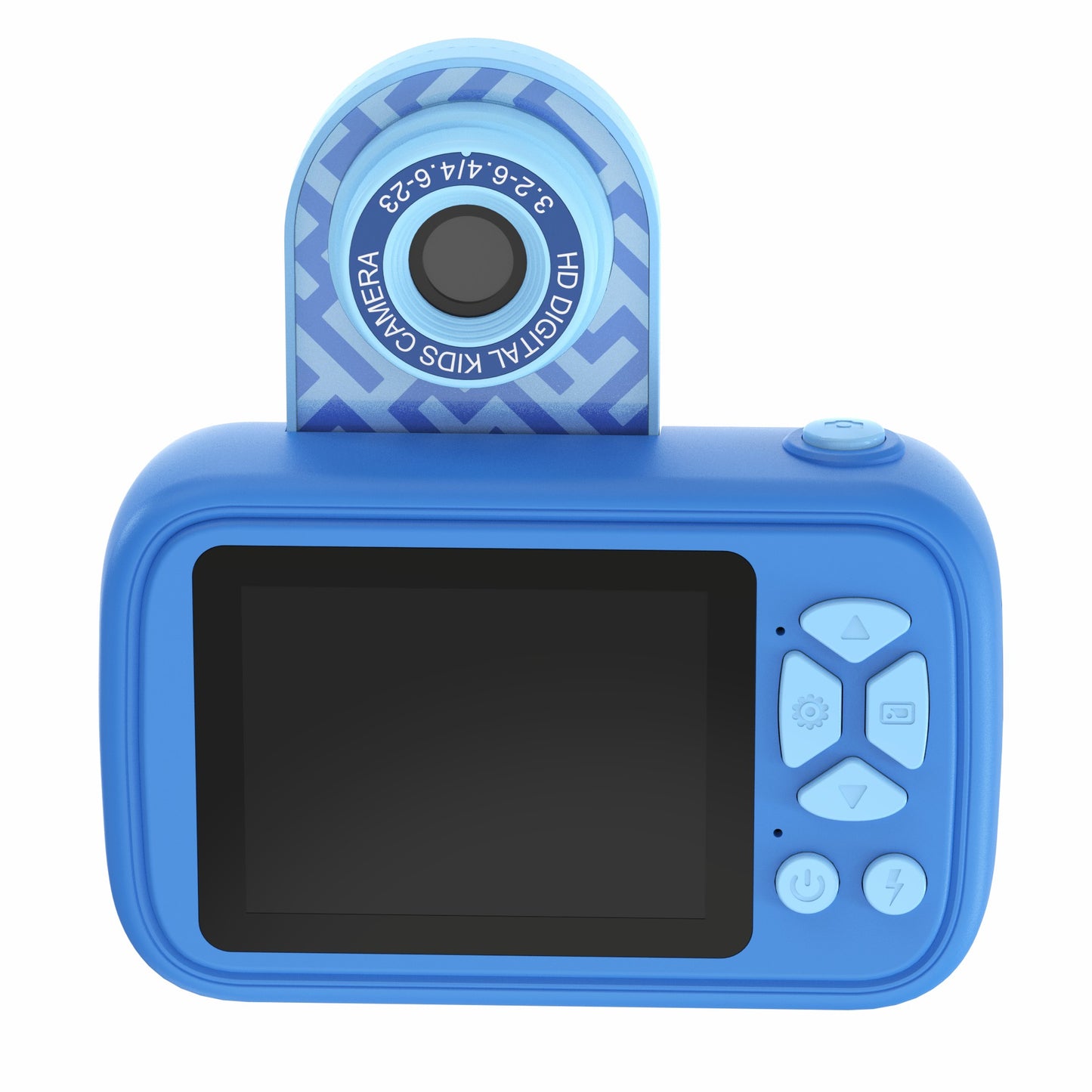 H19 2.4 inch Screen Children Camera 180-Degree Flip Camera Len with Tripod, Support 32G Memory Card - Blue