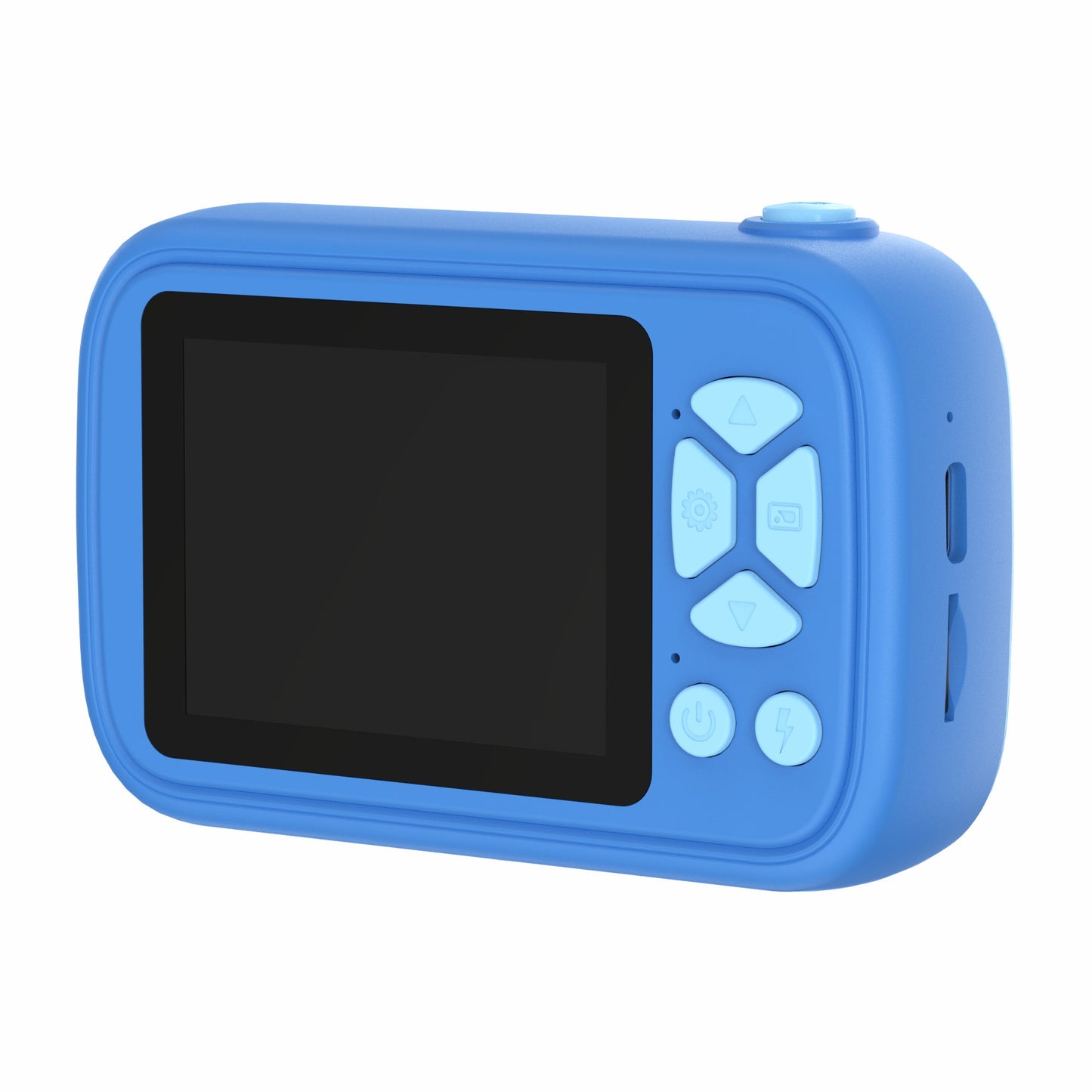 H19 2.4 inch Screen Children Camera 180-Degree Flip Camera Len with Tripod, Support 32G Memory Card - Blue