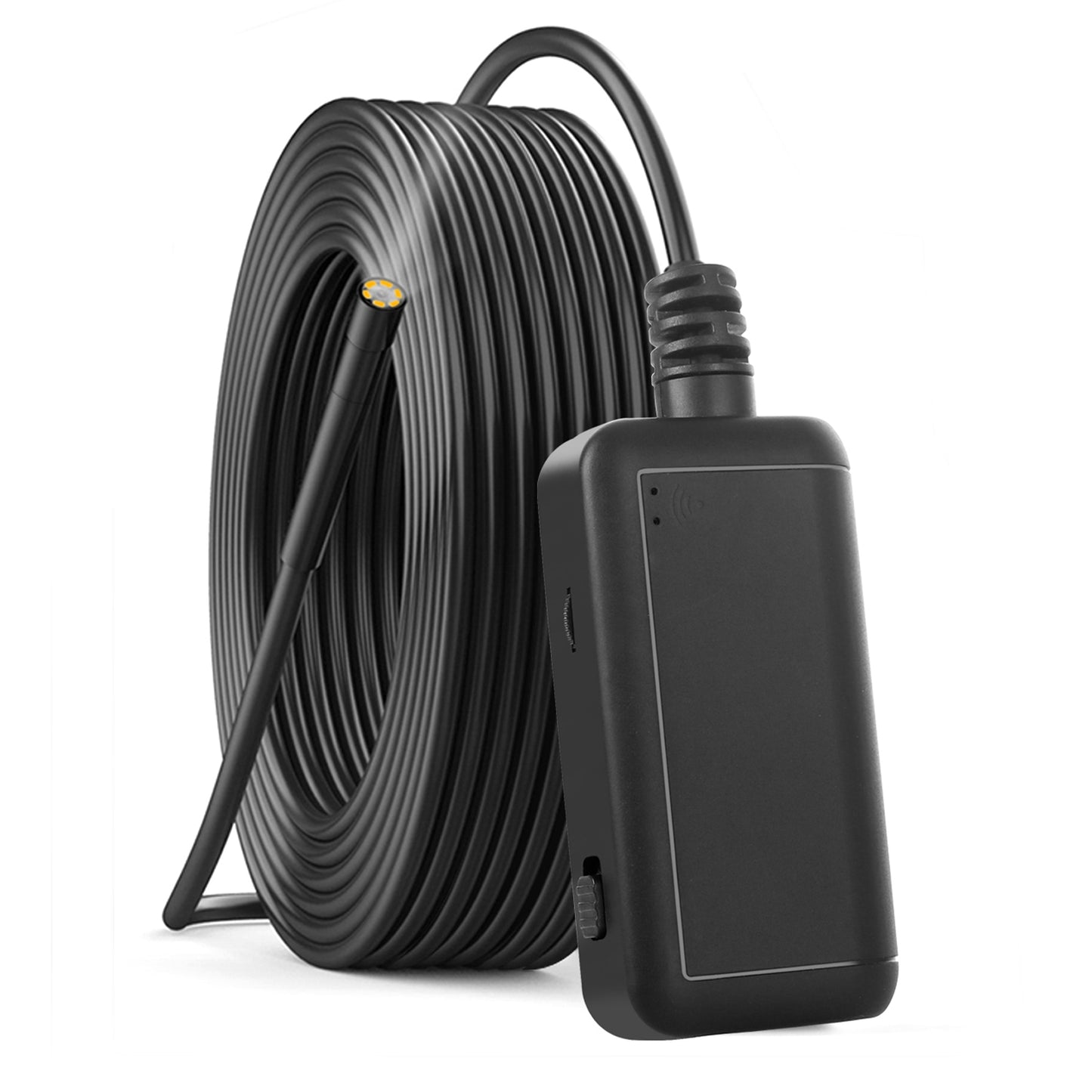 F220 5.5mm Industrial Endoscope WiFi Borescope Inspection Camera with 5M Semi-Rigid Cable