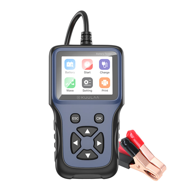 KL-CZ01 Auto Motorcycle Battery Tester 12V Battery System Analyzer Charging Diagnostic Test Tools