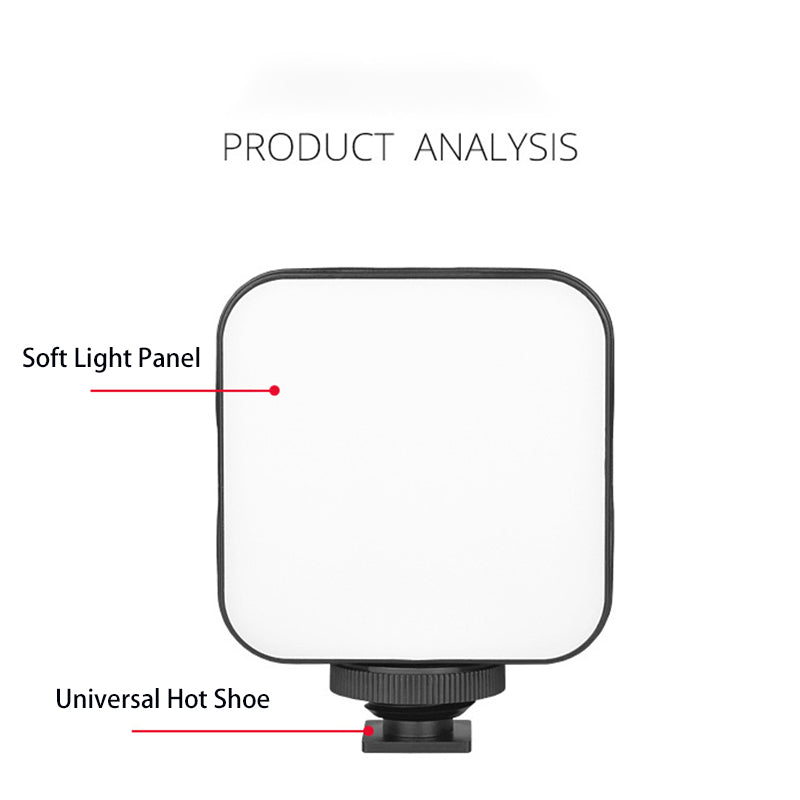 Yelangu LED01 49 LED Fill Light 6500K LED Video Light for DSLR Camera Video Camcorder Smartphone