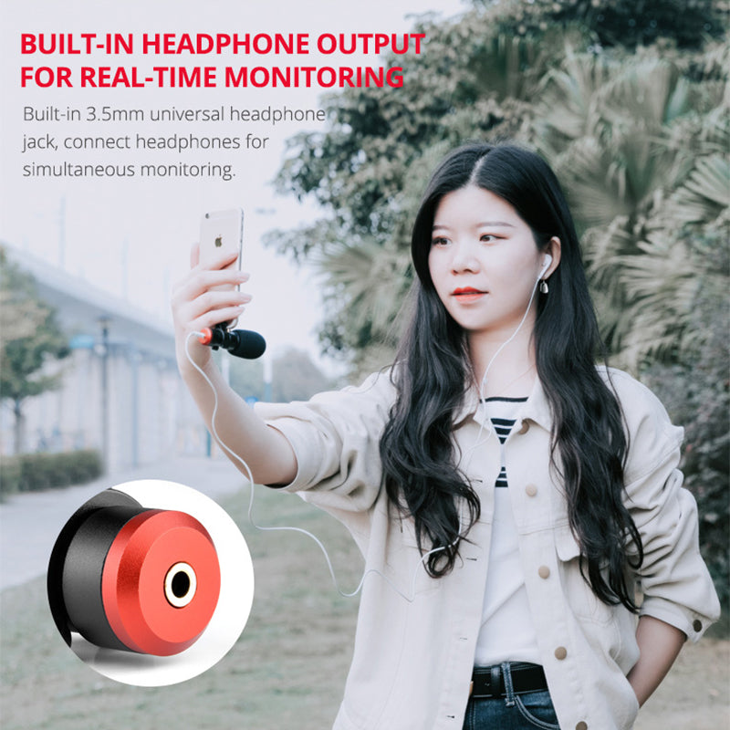 Yelangu MIC06 Mobile Microphone Mini Microphone Smartphone Studio Interview Recording Mic