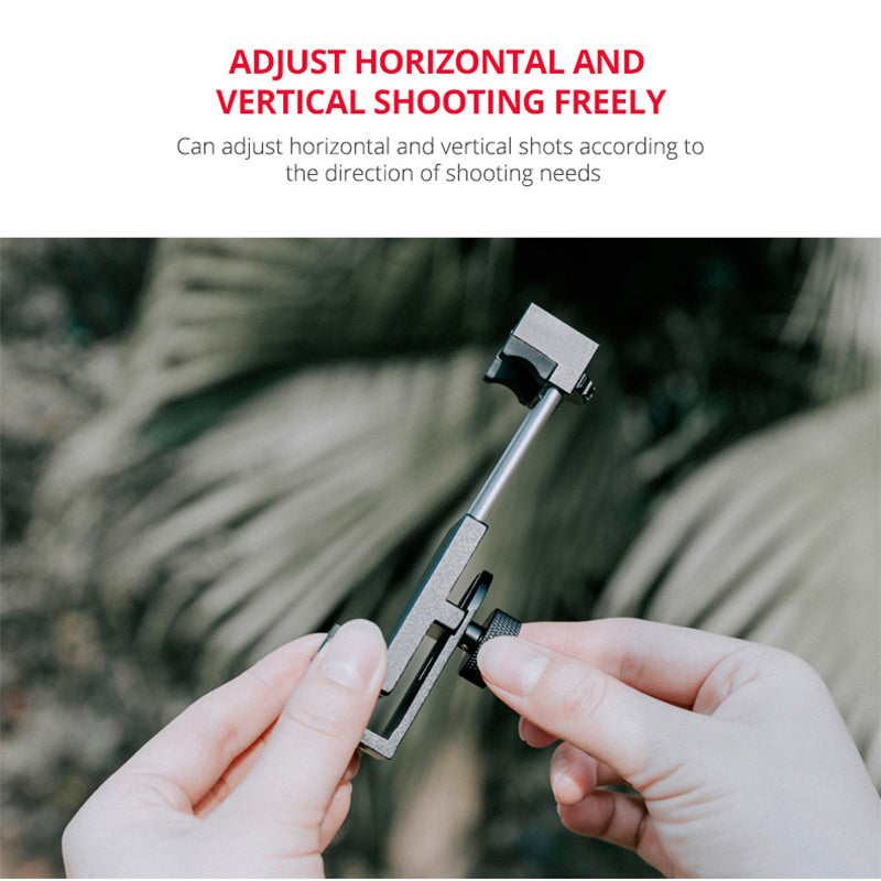 Yelangu PC08 Live Stream Universal Tripod Head Outdoor Shooting Mount Tripod Accessory for Smartphone and Camera