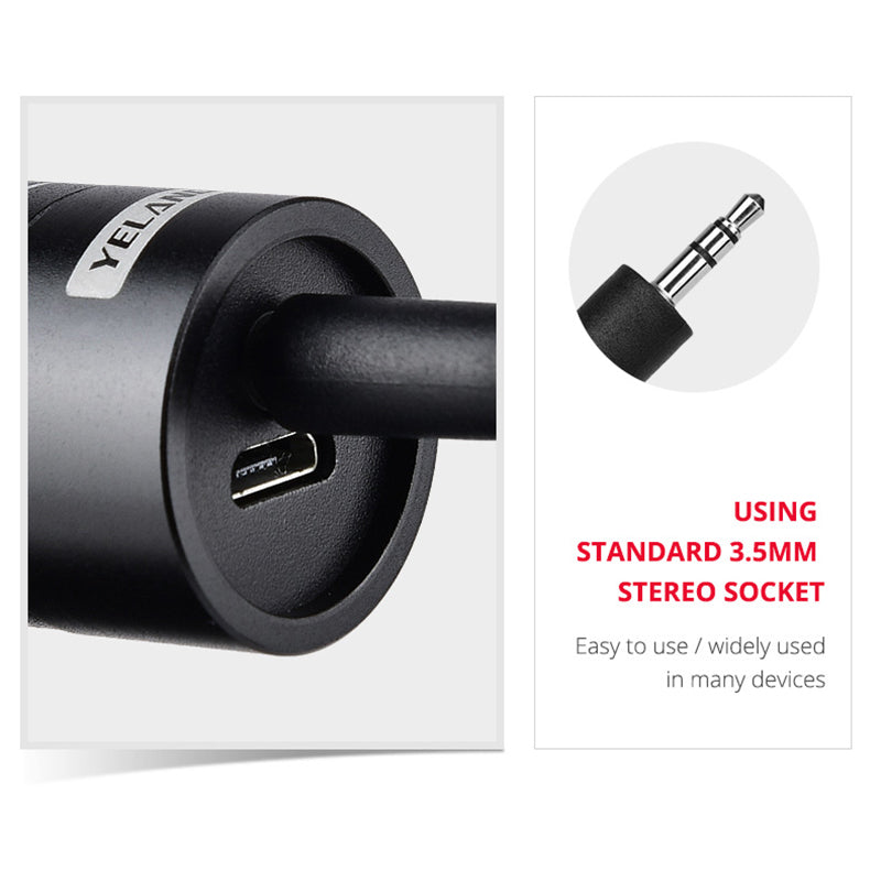 Yelangu MIC05 Electric Professional Super-Cardioid Universal Gun Shape Camera Microphone Video Mic