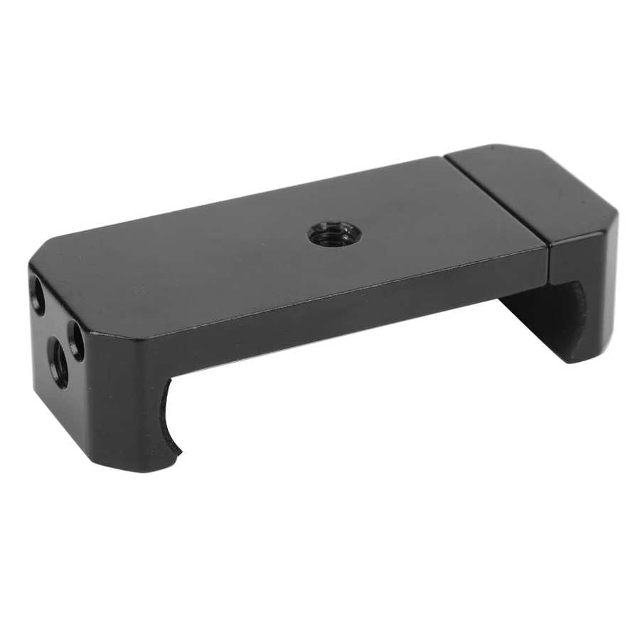Aluminum Alloy Mobile Phone Clip Holder with 1/4 inch Screw Hole for Tripod Microphone Fill Light