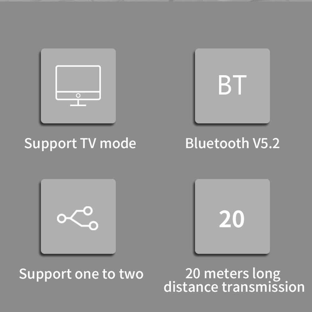 BT-09C USB Plug and Play Bluetooth 5.2 Adapter Wireless Audio Transmitter for Nintendo Switch/PS4/PS5