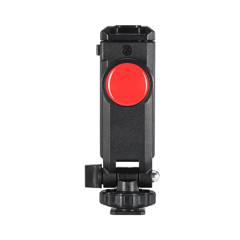 UURIG ST-06 Portable Rotatable Phone Holder Clip with Cold Shoe 1/4 Screw Hole Mount for Tripod Camera
