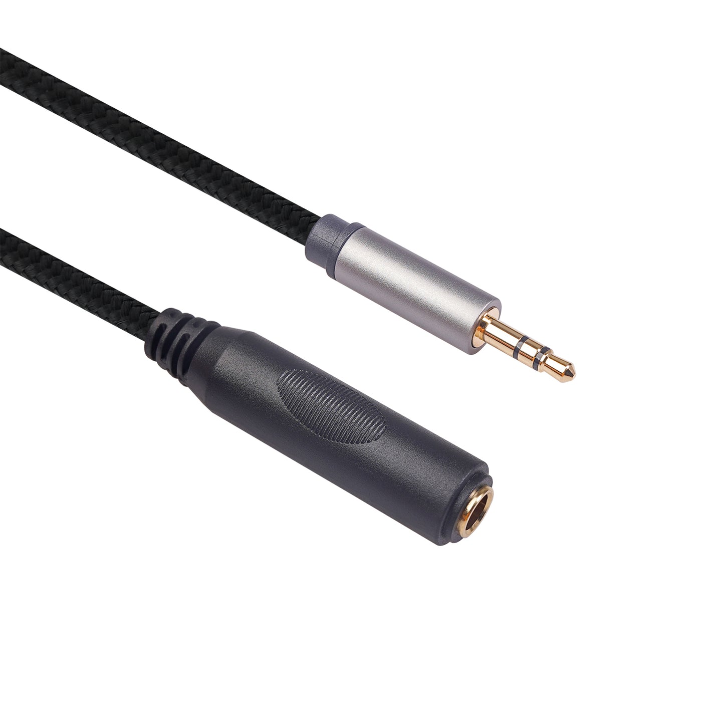 2Pcs/Set 3662B-02-03 3.5mm Male to 6.35mm Female 1/8 to 1/4 Stereo Audio Adapter for Amplifiers Guitar Piano Home Theater Devices