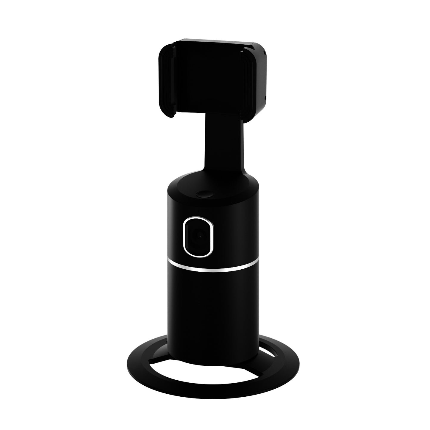 T2 Auto Tracking Phone Holder 360-degree Rotation AI Face Body Track Mount Face and Motion Tracking Phone Holder for Vlog Shooting Live Streaming - Black