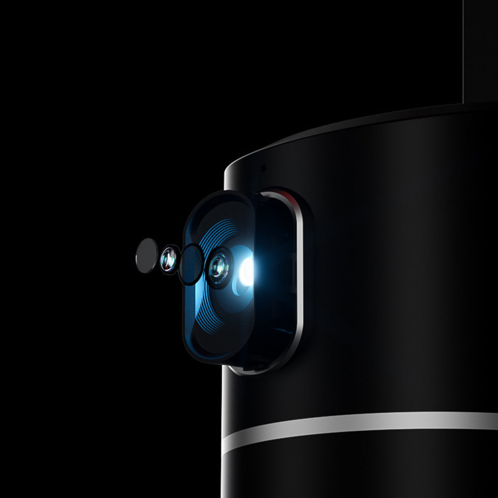 T2 Auto Tracking Phone Holder 360-degree Rotation AI Face Body Track Mount Face and Motion Tracking Phone Holder for Vlog Shooting Live Streaming - Black