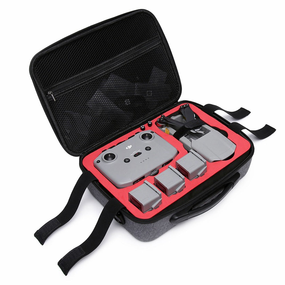Bikano Storage Handbag for DJI Air 2/2S Shockproof Nylon Hard EVA Carrying Case Portable Box RC Drone Accessories - Black