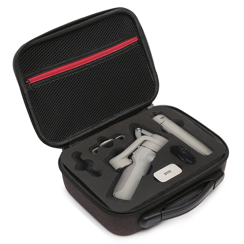 Bikano Storage Handbag for DJI OM 5 Shockproof Nylon Hard EVA Carrying Case Portable Box - Black