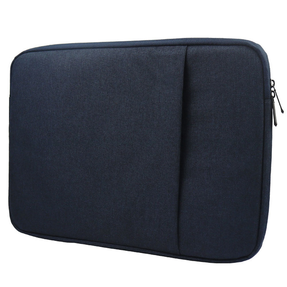 Uniqkart QY-C016 Shockproof Sleeve Bag with Outer Pouch for 14-inch Laptops Portable Carry Case Anti-Scratch Storage Bag - Pink