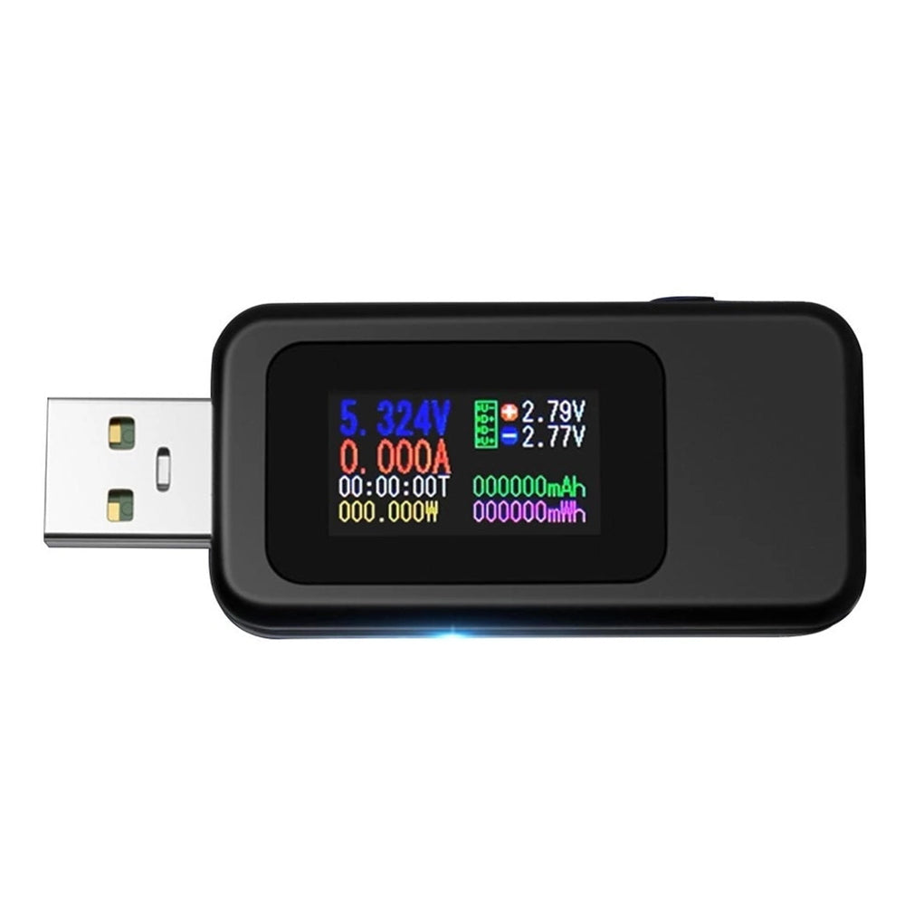 KWS KWS-MX18L DC Digital Voltmeter Ammeter USB Tester Current Voltage Meter Power Bank Charger Detector