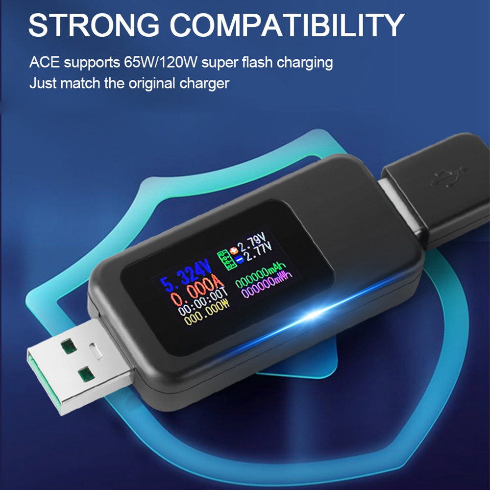 KWS KWS-MX18L DC Digital Voltmeter Ammeter USB Tester Current Voltage Meter Power Bank Charger Detector