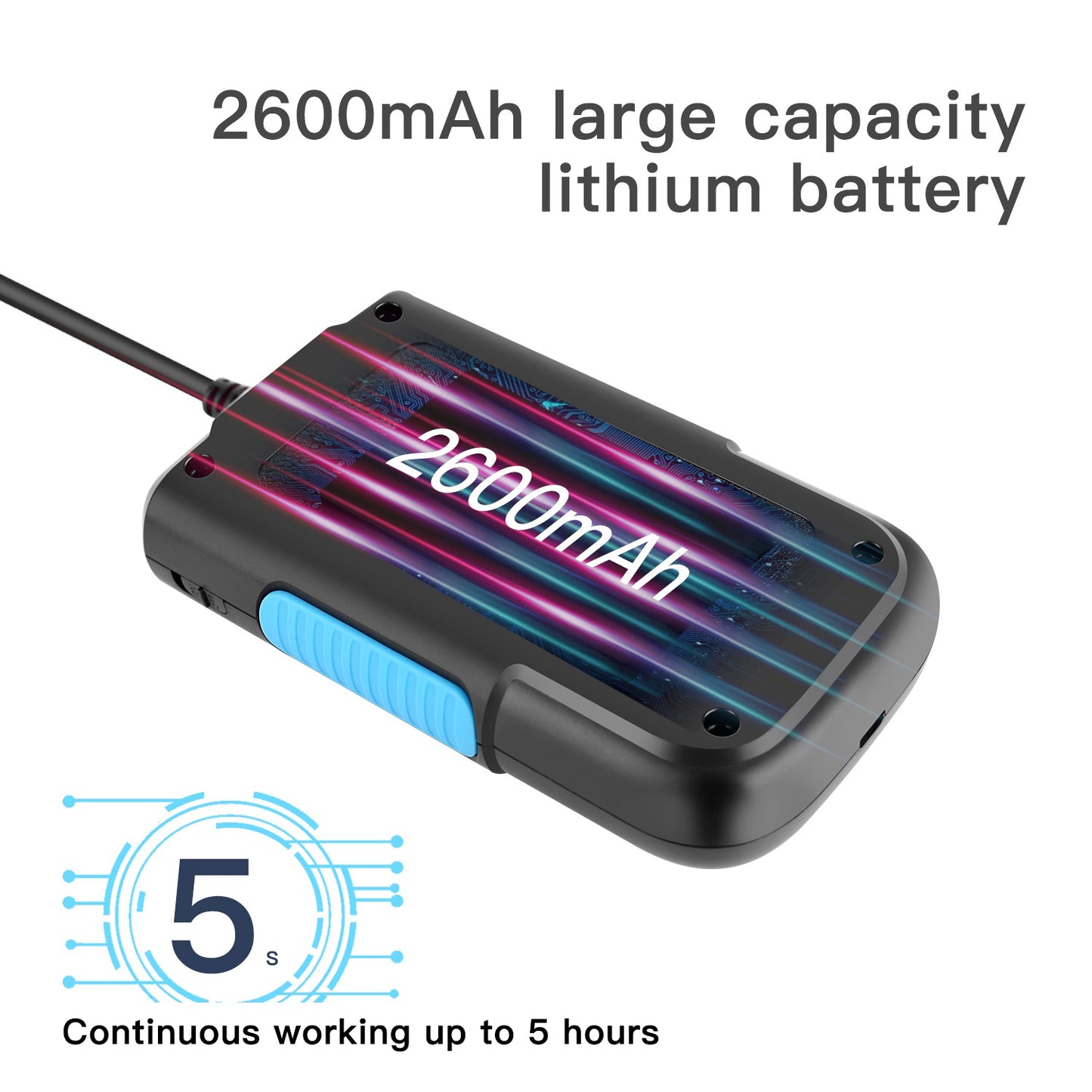 P60B 2m Hard Wire 5.5mm Lens 8-LED House Maintenance Appliance Inspection Camera 2.4inch Screen Display Industrial Endoscope