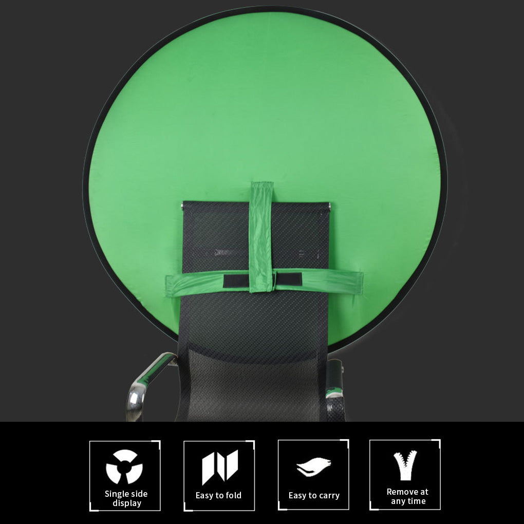 110cm Chair Mounted Green Screen Photography Backdrop Background Chromakey Cloth Photography Background