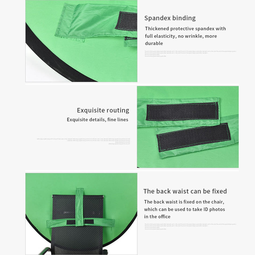 110cm Chair Mounted Green Screen Photography Backdrop Background Chromakey Cloth Photography Background