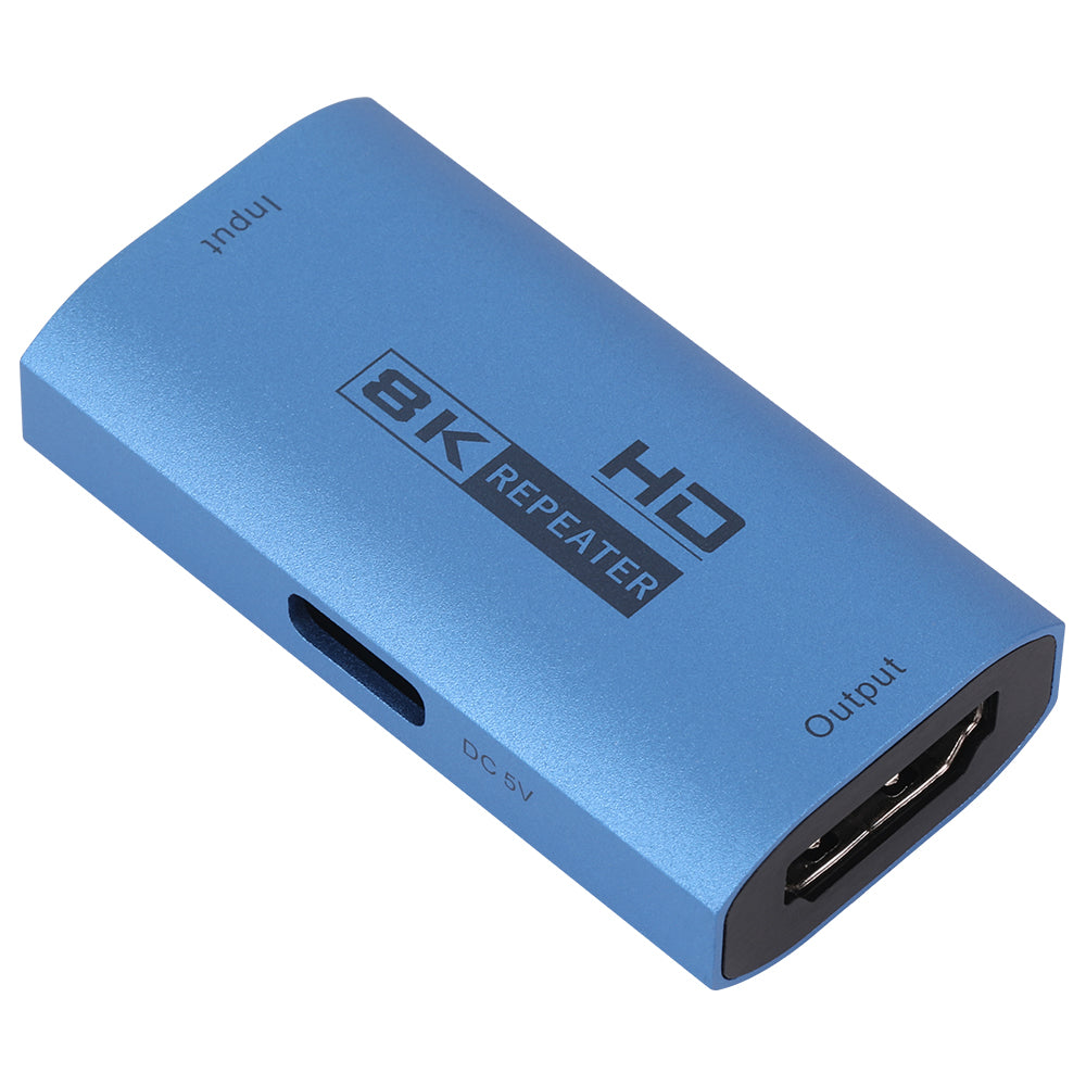 Z08 HDMI Repeater 8K HD Video Signal Amplifier Booster Adapter Extender with Type-C Port