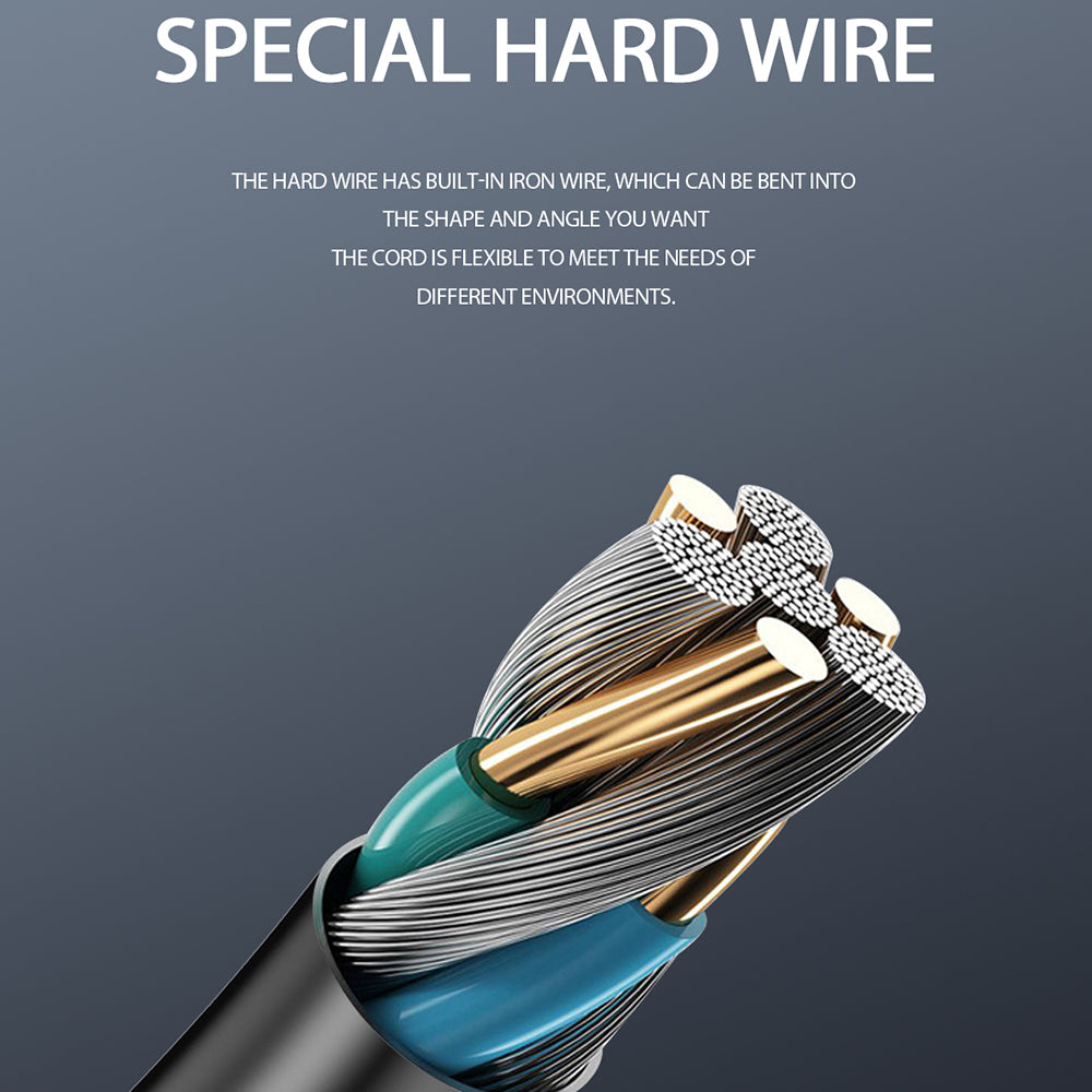 M30 2m Wire 5mm Dual-Lens 3inch Screen Endoscope Camera 7-LED Waterproof Industrial Borescope Inspection Tool