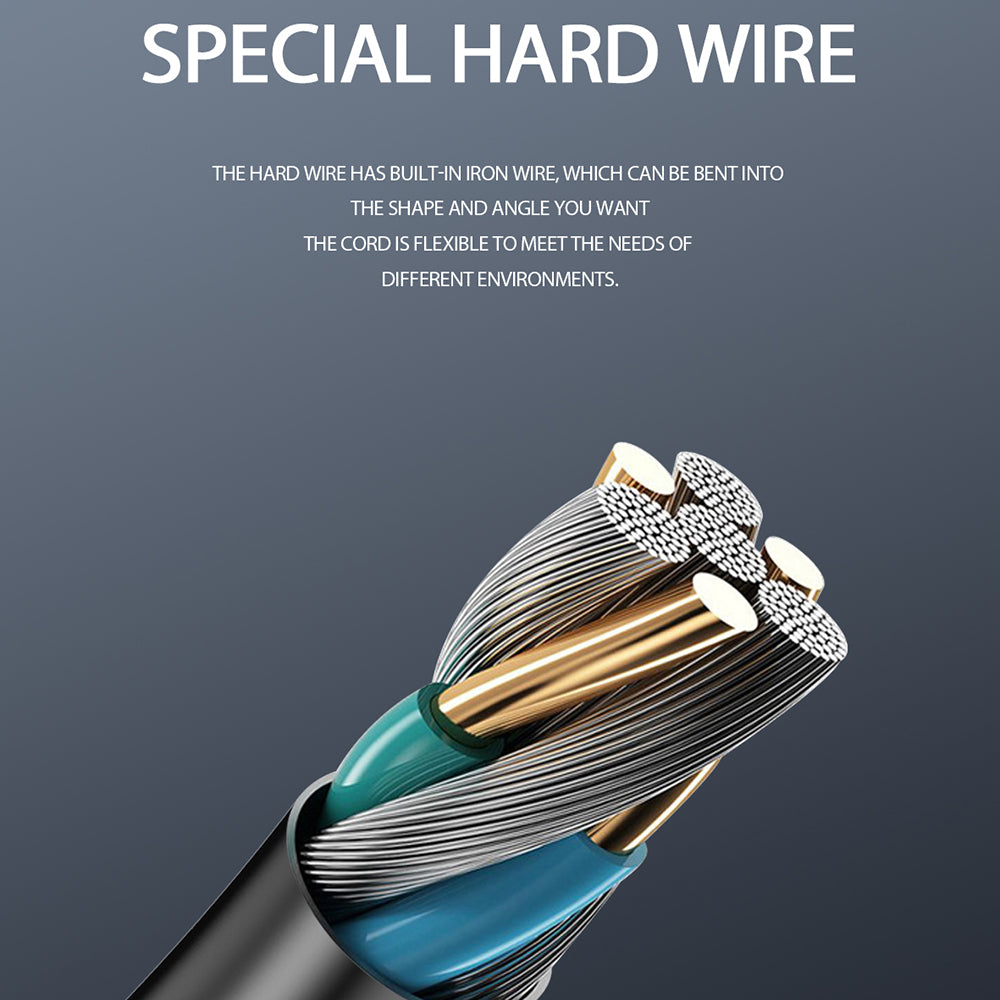 M30 2m Wire 1080P HD Borescope 7-LED Inspection Camera Endoscope with 8mm Dual Lens and 3inch Screen