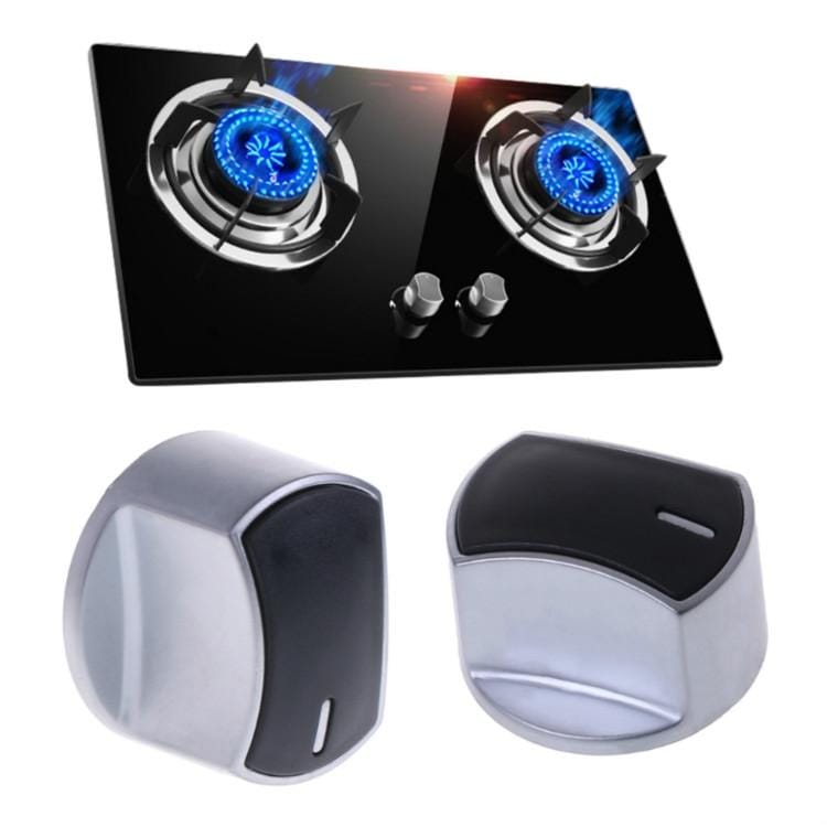 Gas Stove Knob Switch Metal Button Lighter Handle Gas Stove Accessories (8mm 45 Degrees)