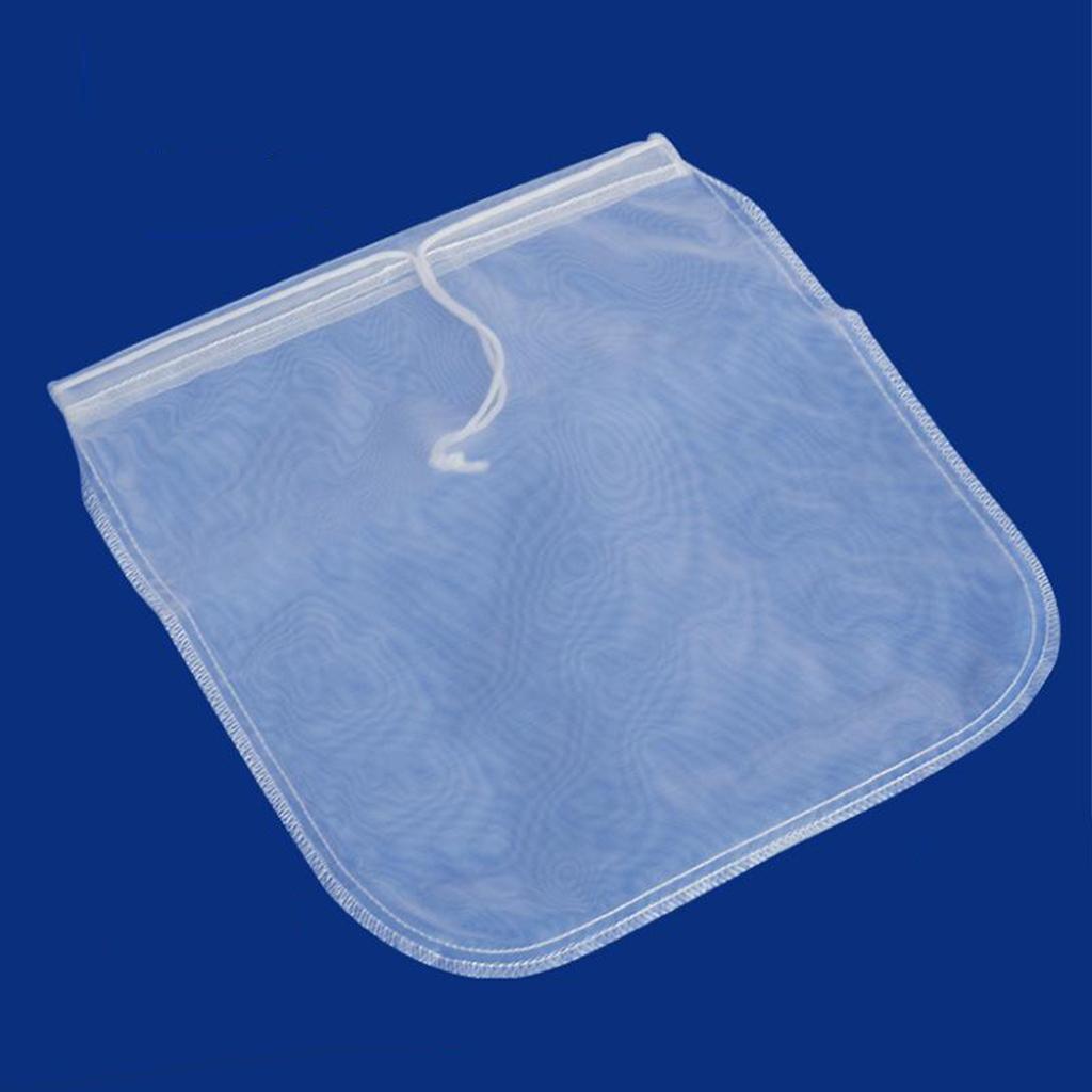 Nut Milk Bags Nylon for Cheese/Tea/Yogurt/Juice/Wine/Soup/Herbs Washable 30x30cm