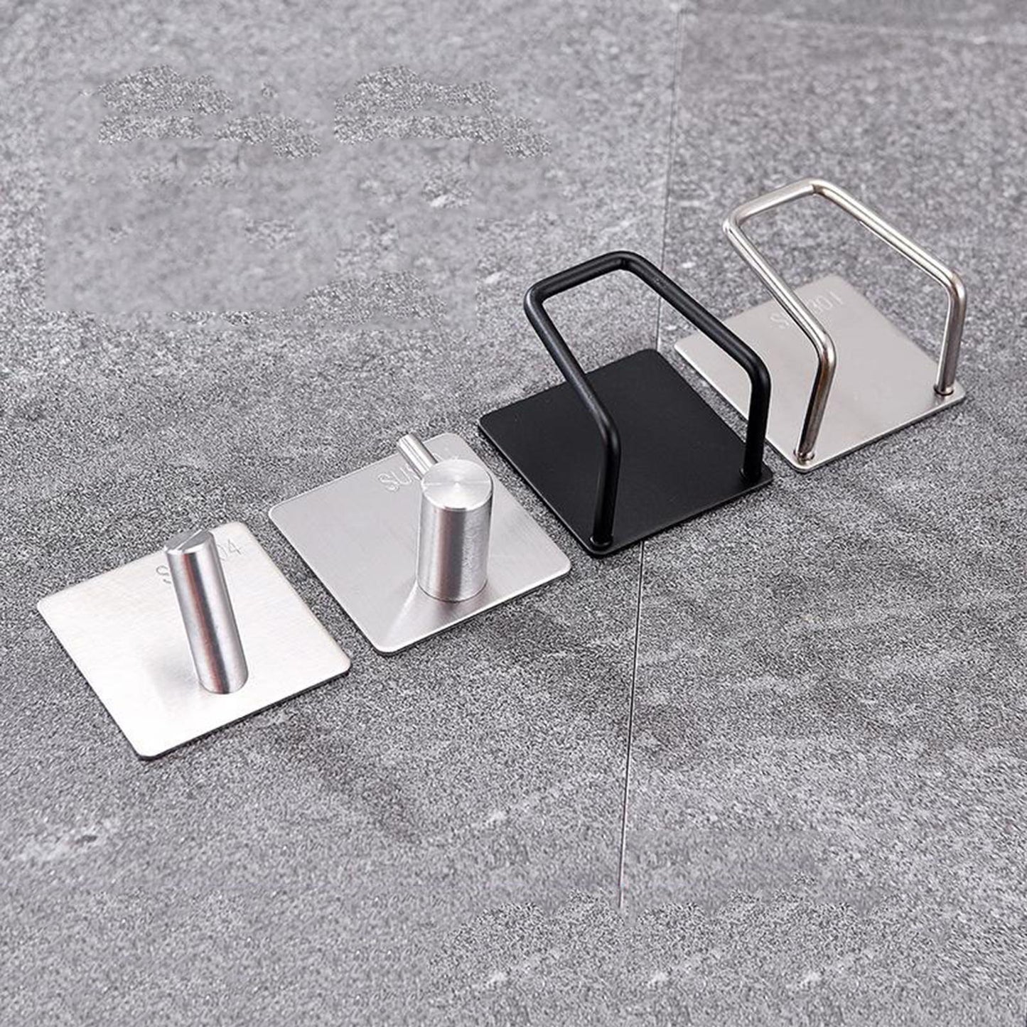 Sink Drain Rack Adhesive Sponge Holders Sponge Holder Shelf Silver Style 1