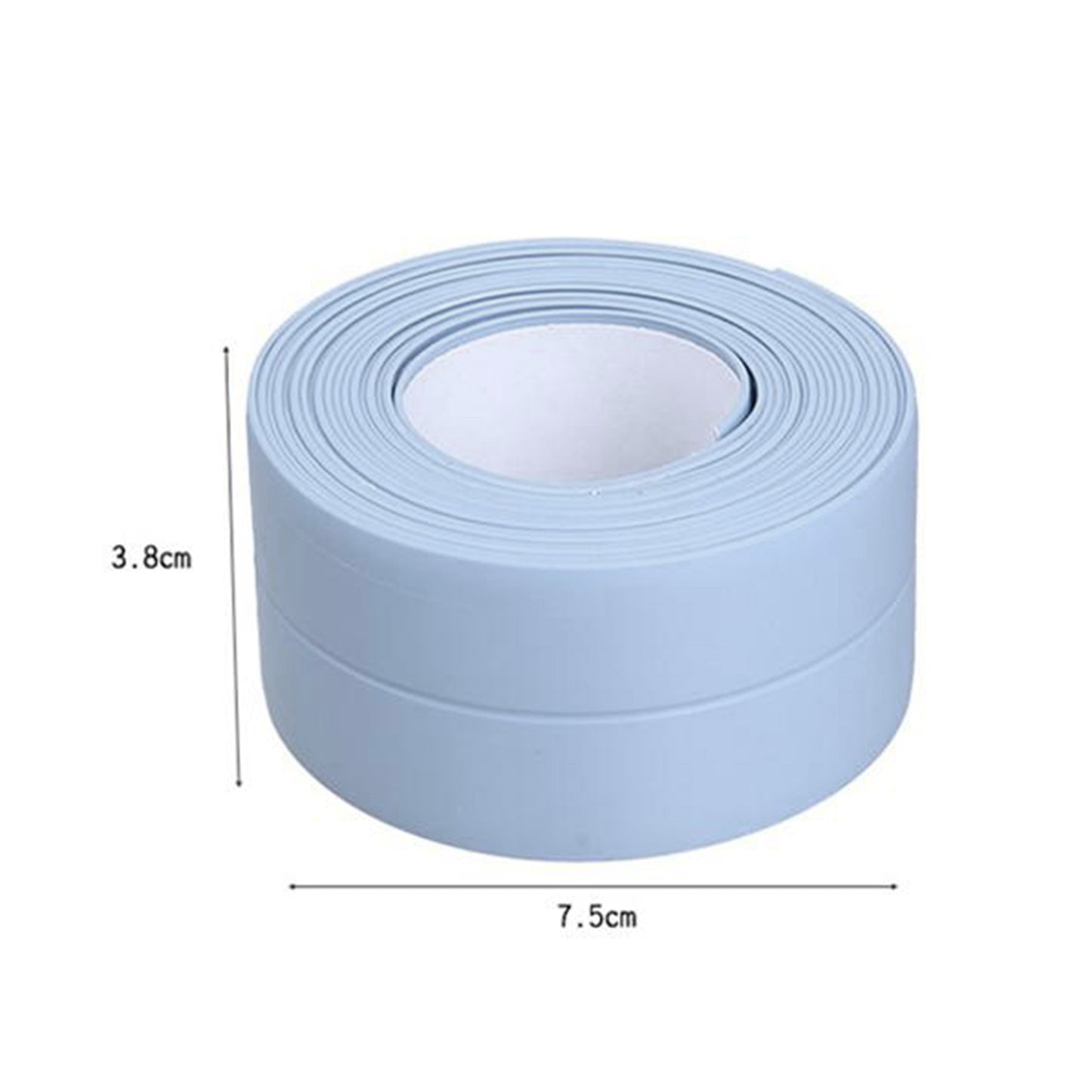 PVC Caulk Tape Self Adhesive Caulk Strip Sealing Tape Waterproof Grey