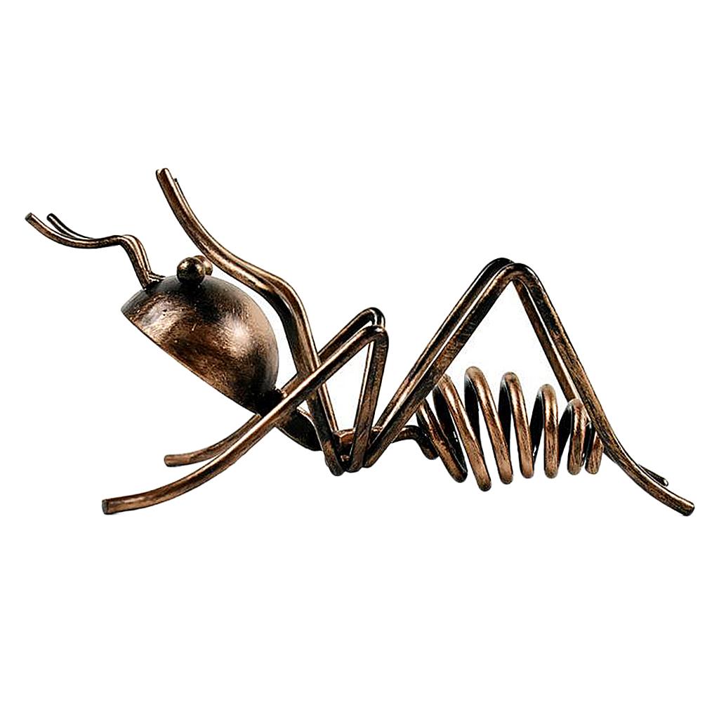 Metal Wire Wine Rack Bottle Holder Tabletop Centerpiece Style D Copper