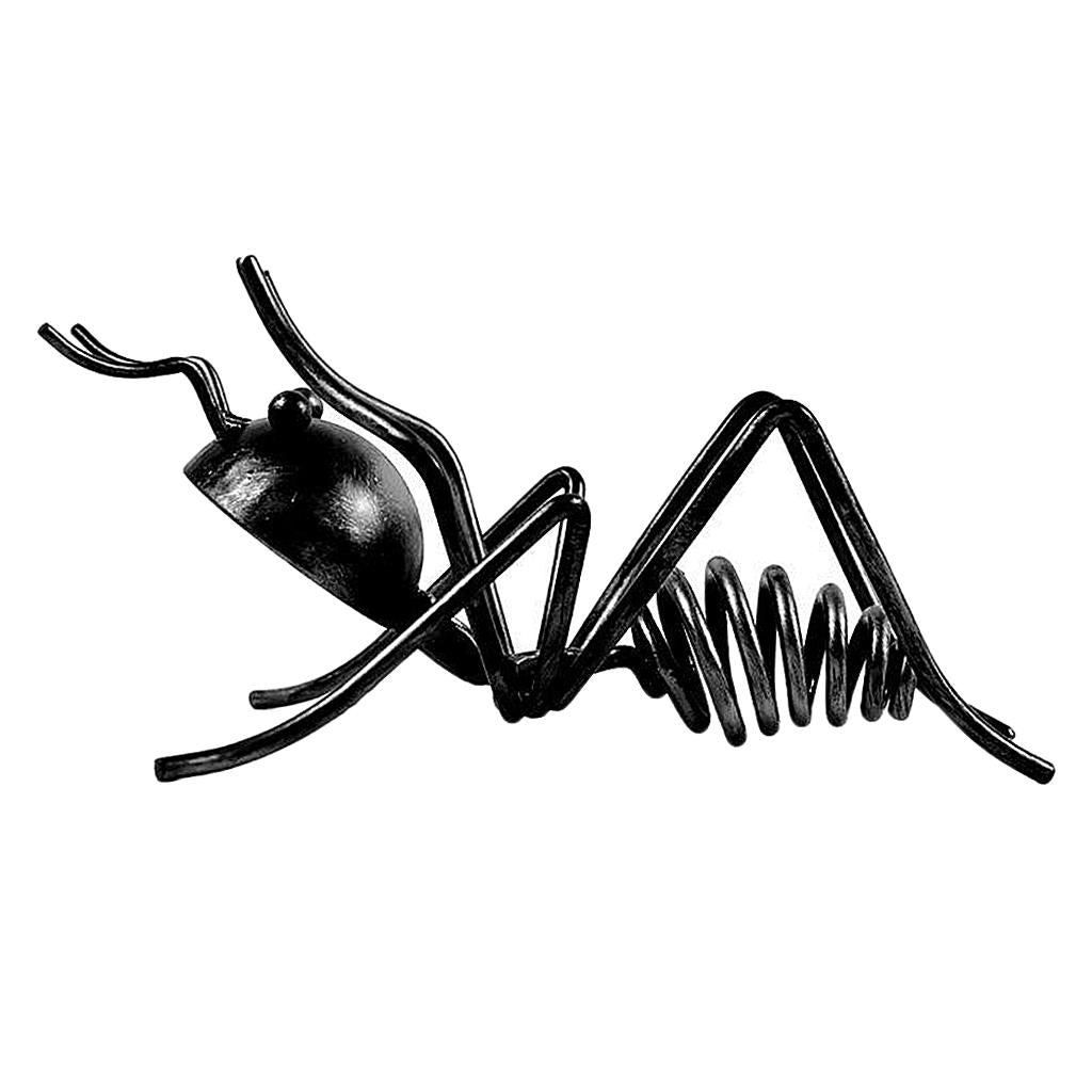 Metal Wire Wine Rack Bottle Holder Tabletop Centerpiece Style D Black