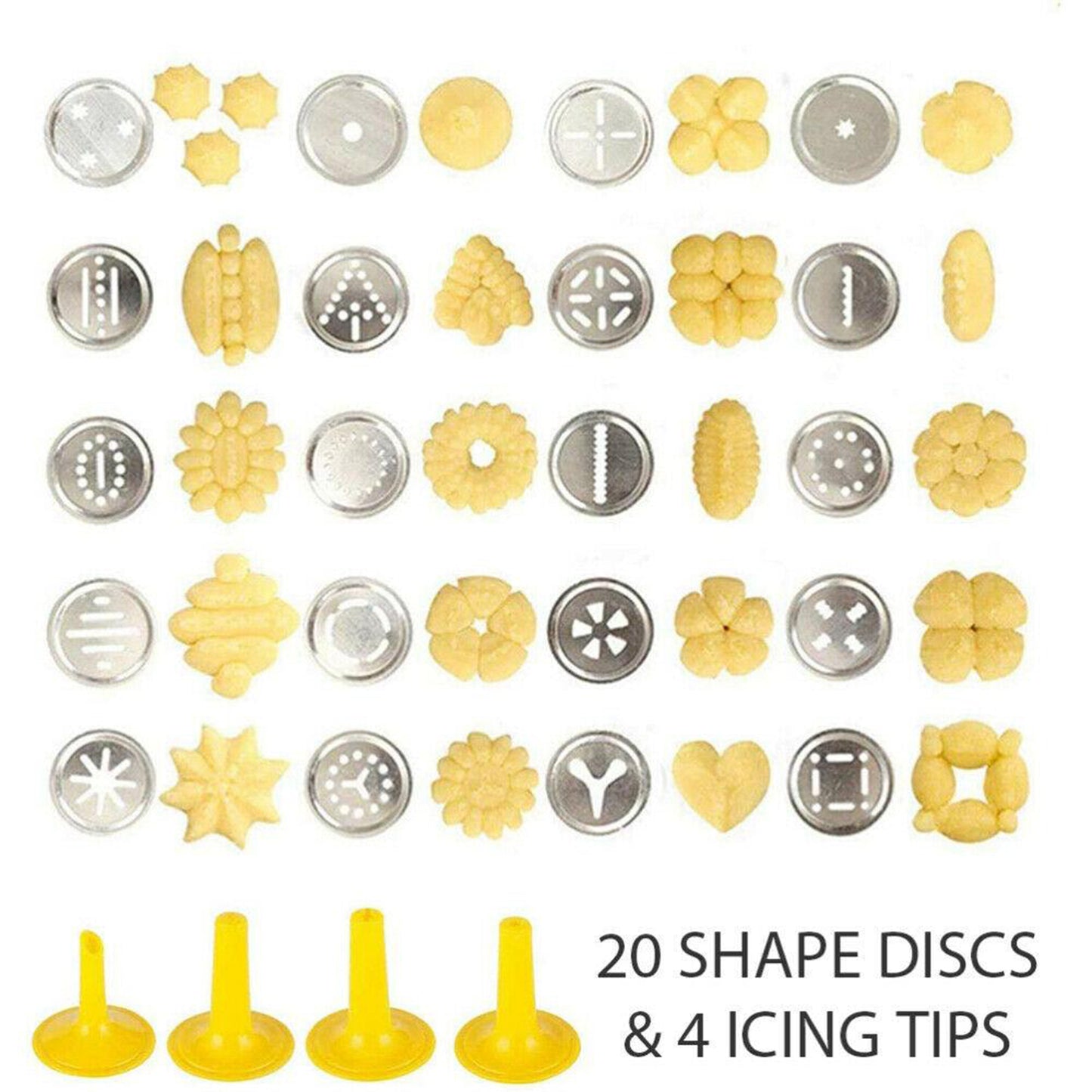 Cookie Press Cake Decoration Tool with Decorating Tips for Baking DIY Cake
