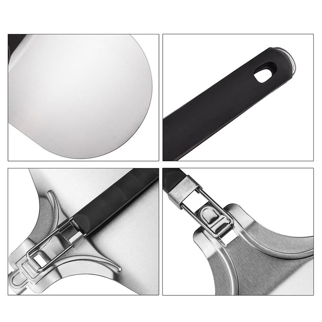 Stainless Steel Pizza Peel Shovel Pizza Spatula Cake Lifter Tray Paddle