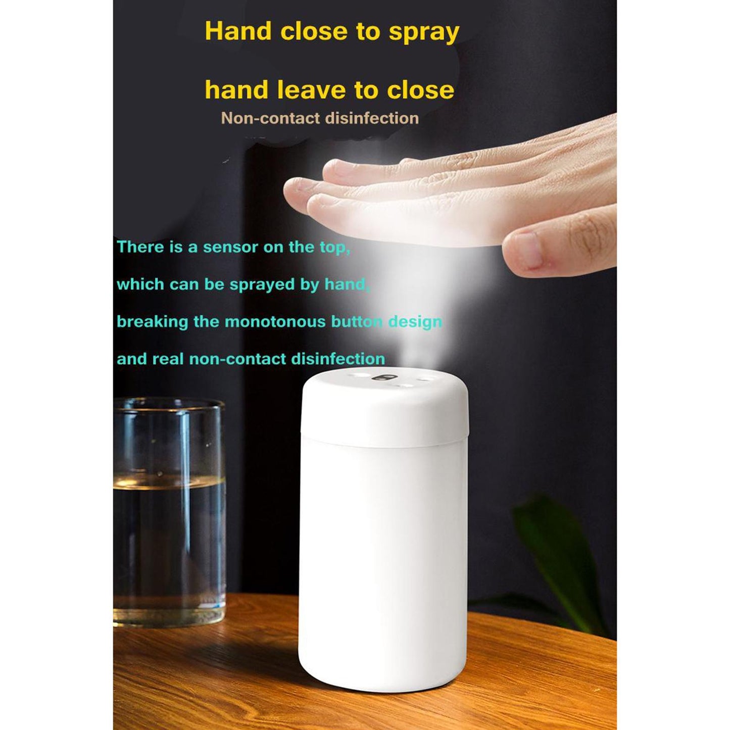 300ml Mini Humidifier USB Aroma Diffuser Air Humidifier Purifier White