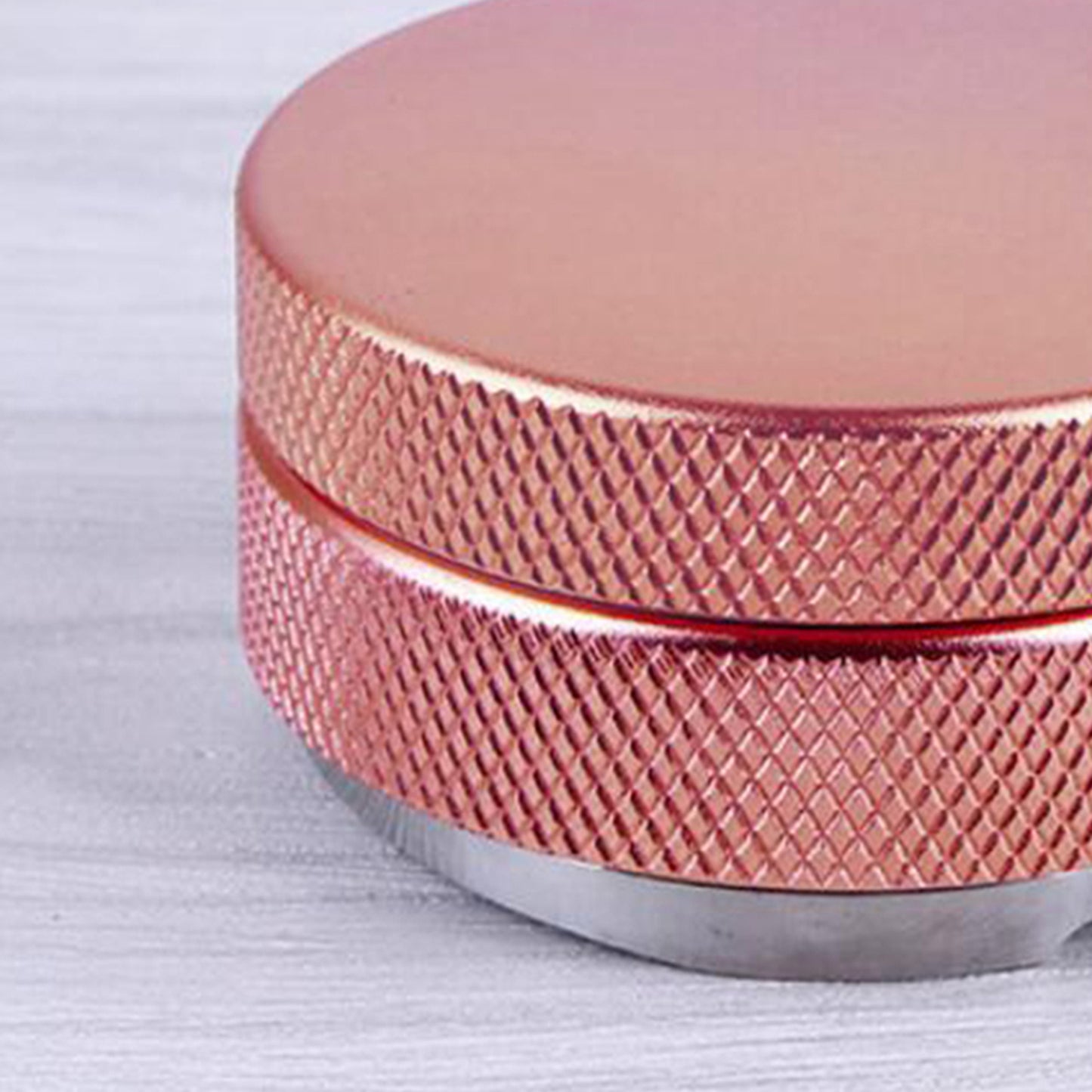 Coffee Distributor Leveler Tool Espresso Coffee Distribution Tamper 58mm Rose Gold