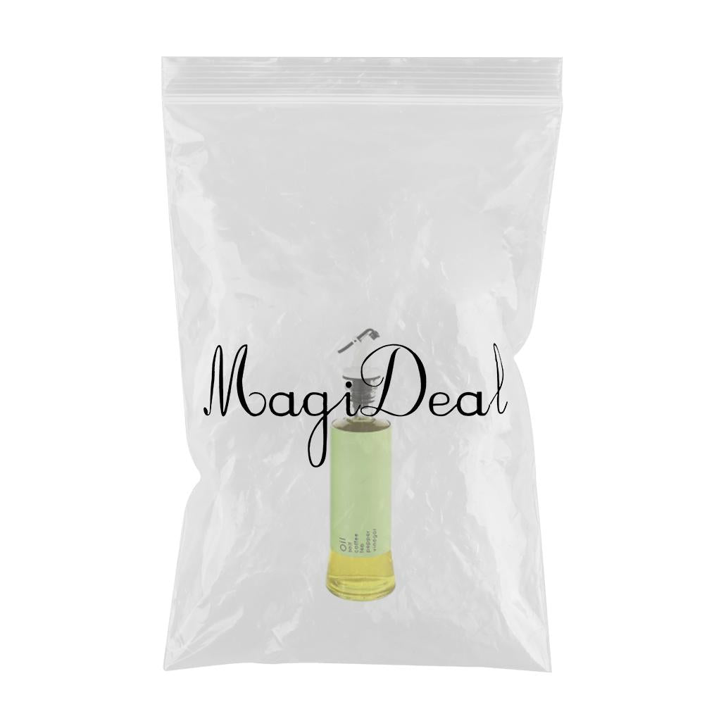 Oil Dispenser Bottle 10oz Glass Decanter for Kitchen BBQ Baking Grilling green
