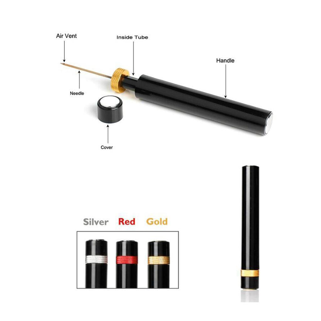 Creative Wine Air Pressure Opener Stainless Steel Pin Home Corkscrew Golden