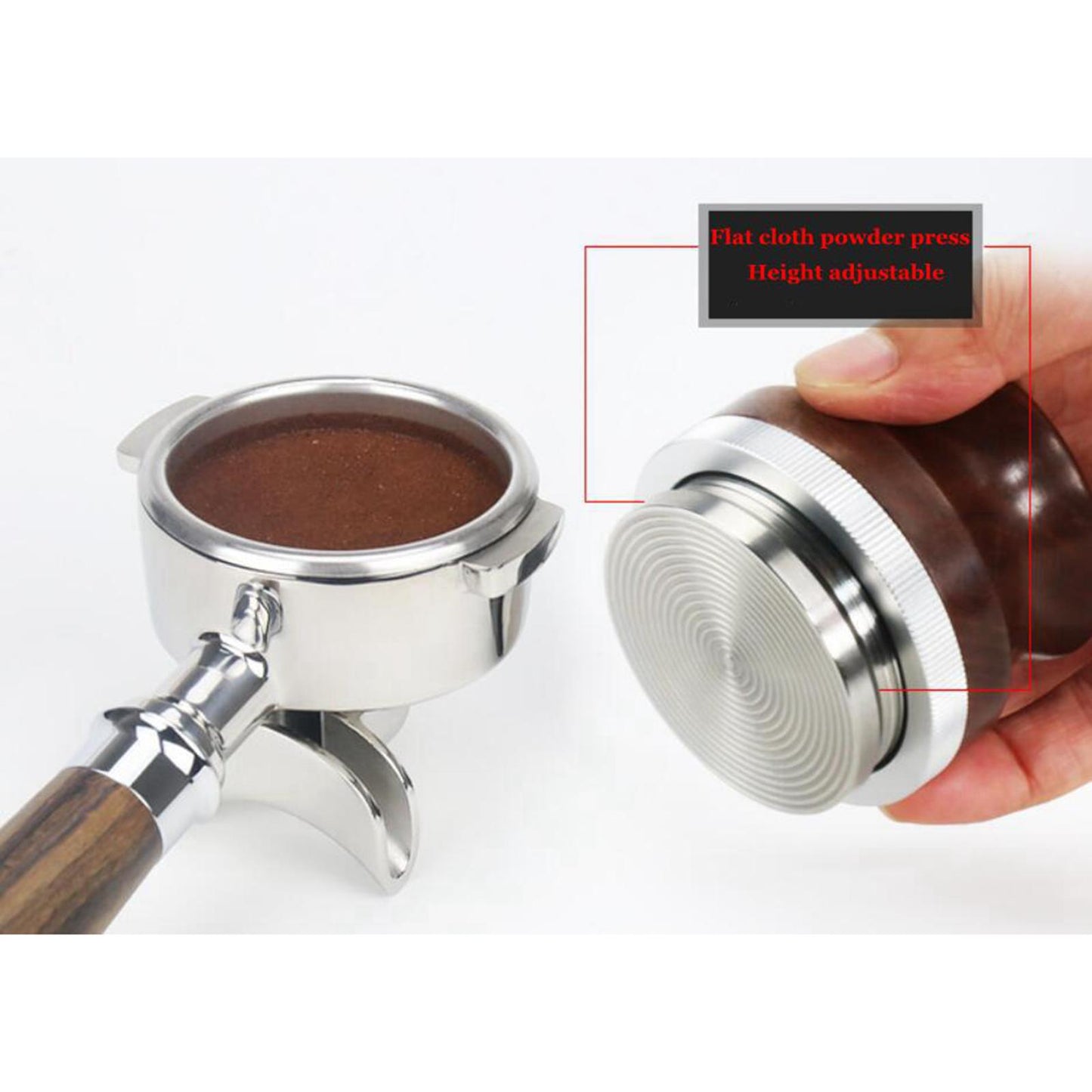 Coffee Tamper Tools Press Level Espresso Tamper Unbiased with Anti Pressure 51mm Style3