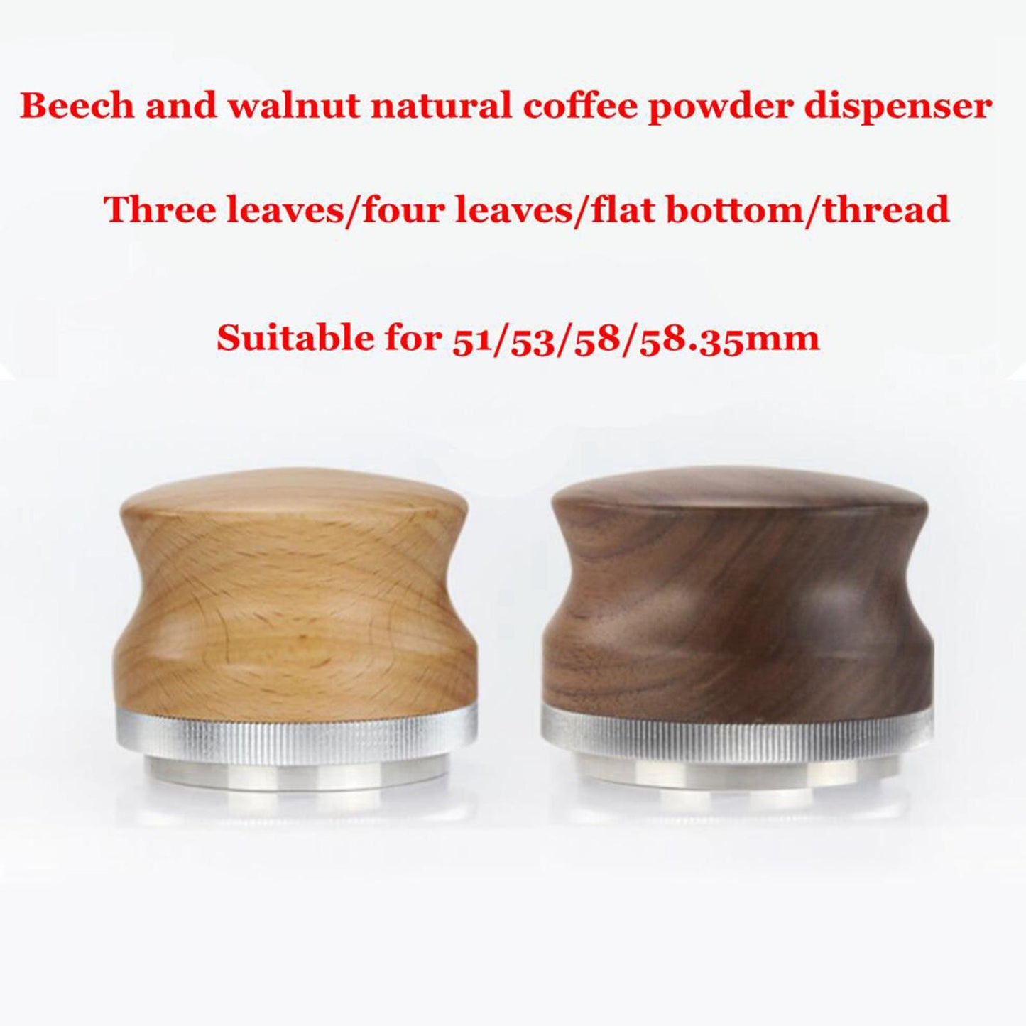 Coffee Tamper Tools Press Level Espresso Tamper Unbiased with Anti Pressure 53mm Style3