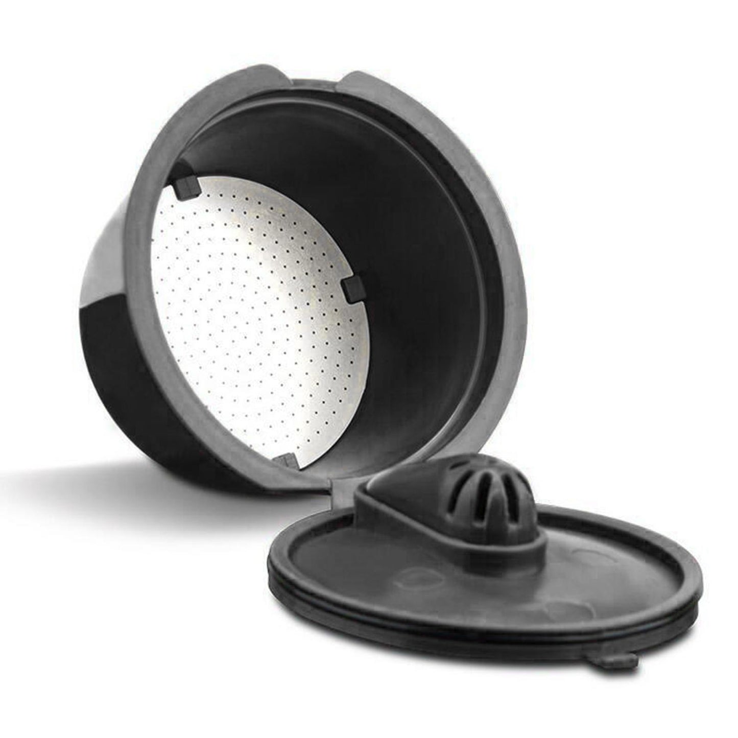 Refillable Coffee Capsule Cup For Nescafes Coffee Machine Black