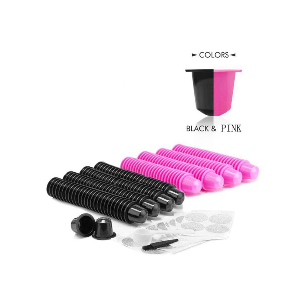 60x Coffee Capsule Cup Espresso Filter Coffee Machine for Home Black