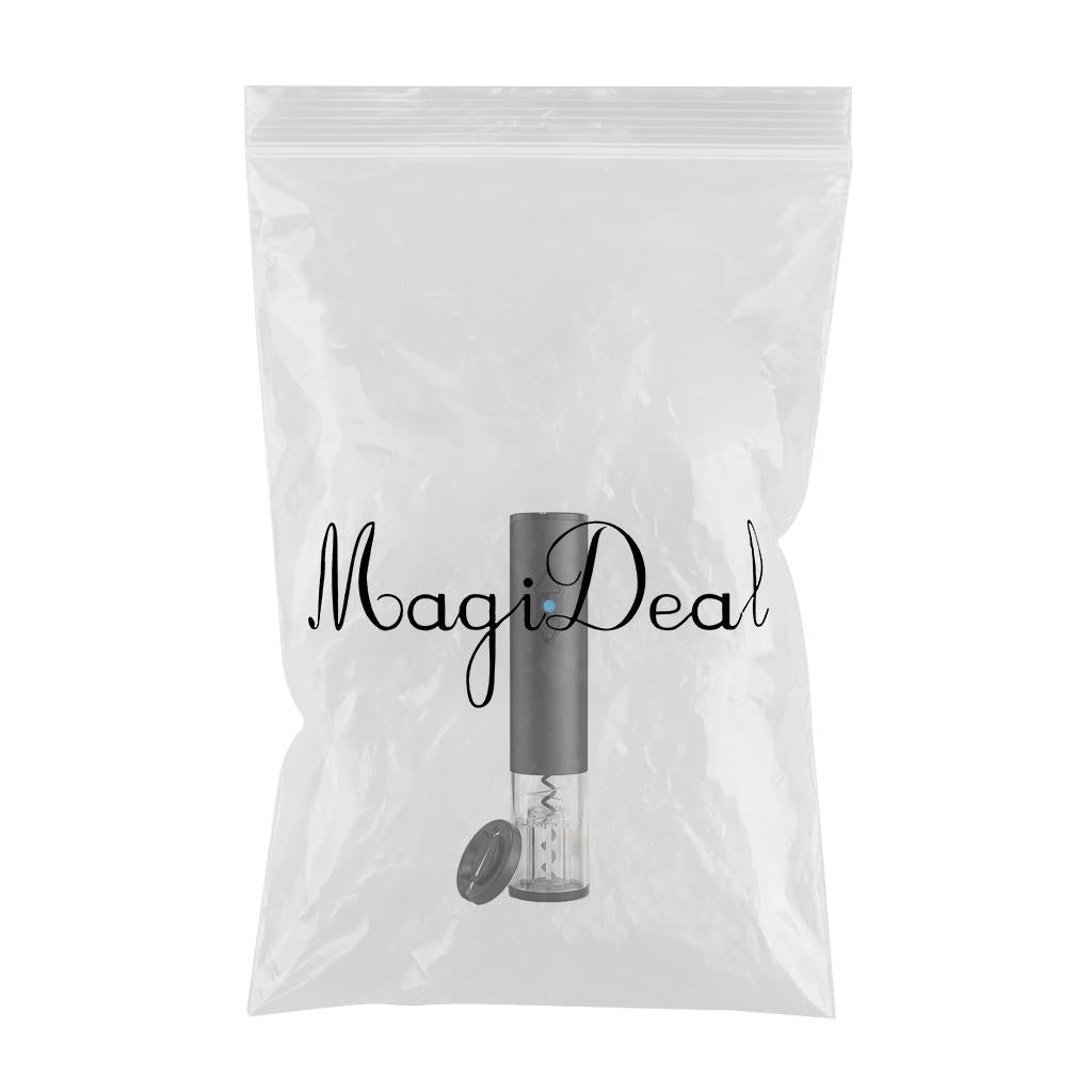 Electric Wine Opener Automatic Cordless Corkscrew Bottle Tool Battery Power Black